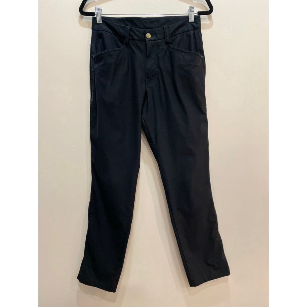Lululemon Men ABC Classic Pants Black Chinos Waist 30 Office Golf Performance
